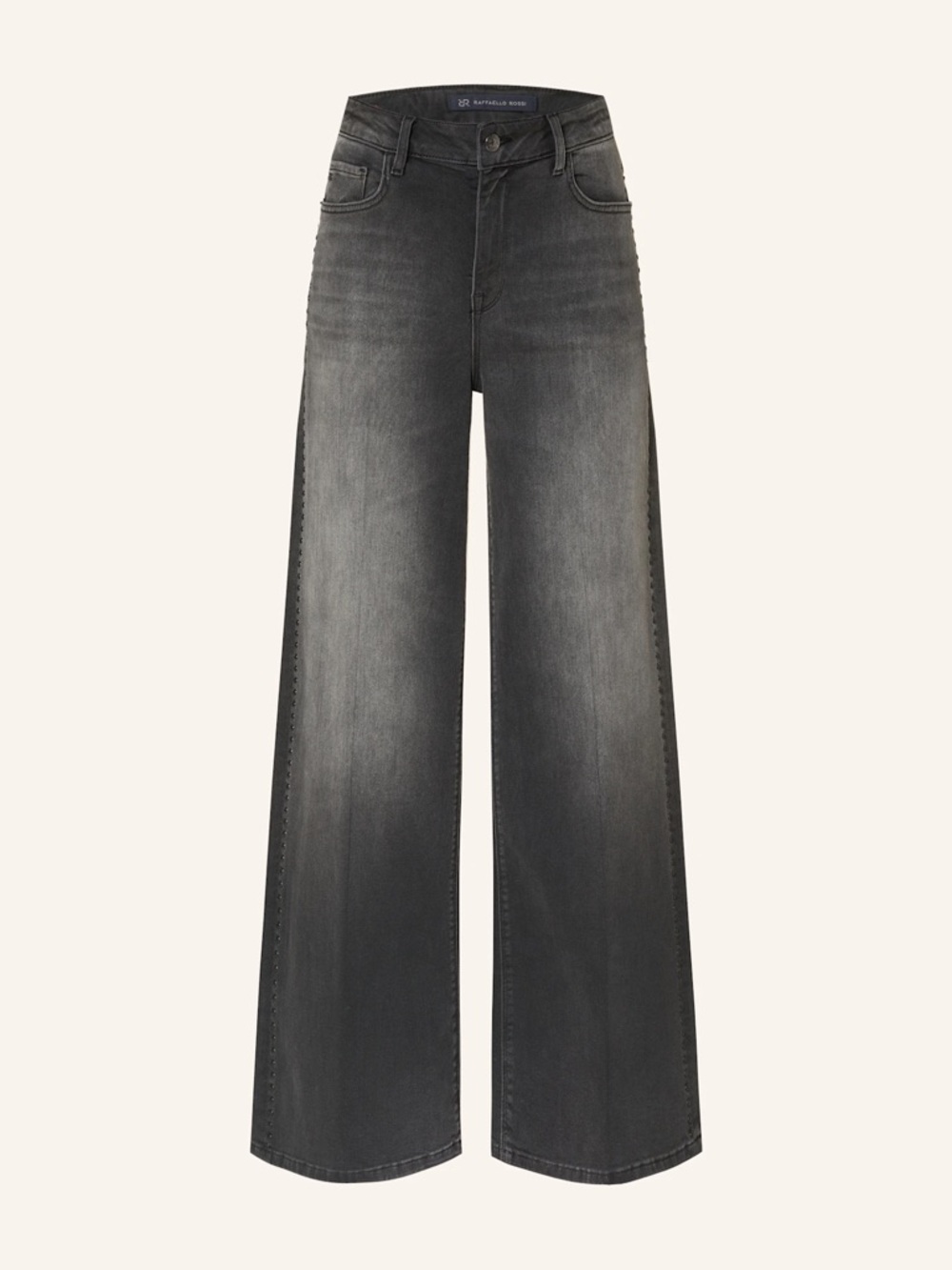 Raffaello Rossi Sventy Jeans Size 30 Wide Leg Studded